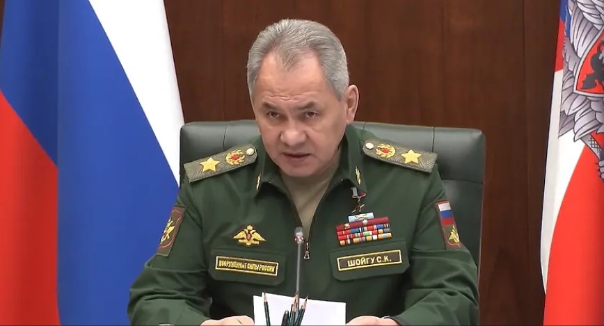 Руският министър на отбраната Сергей Шойгу каза че в рамките